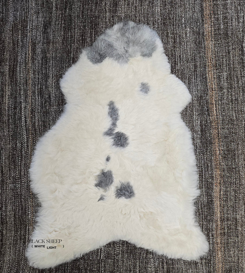 Shorn Grey Spotted Icelandic Sheepskin | Random