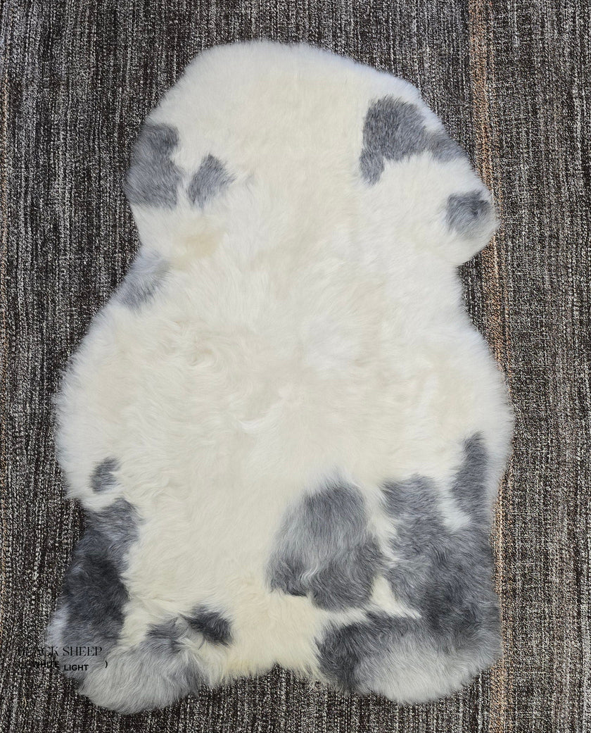 Shorn Grey Spotted Icelandic Sheepskin | Random