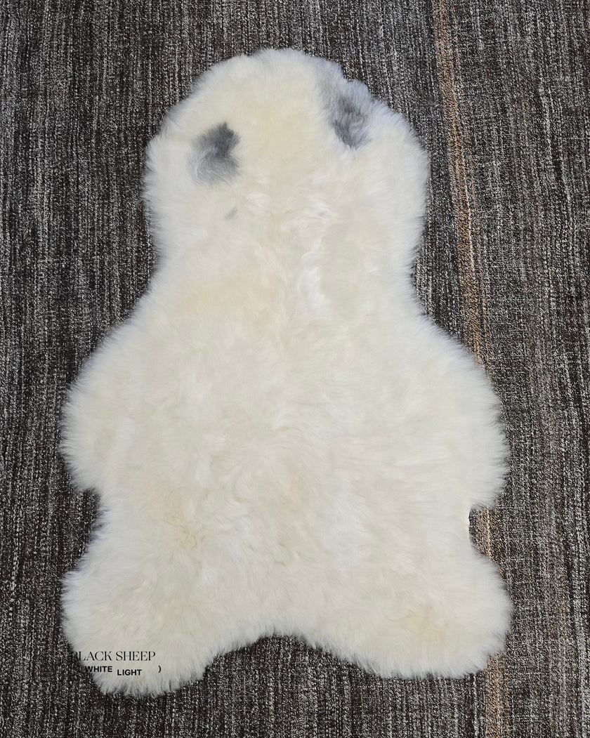 Shorn Grey Spotted Icelandic Sheepskin | Random