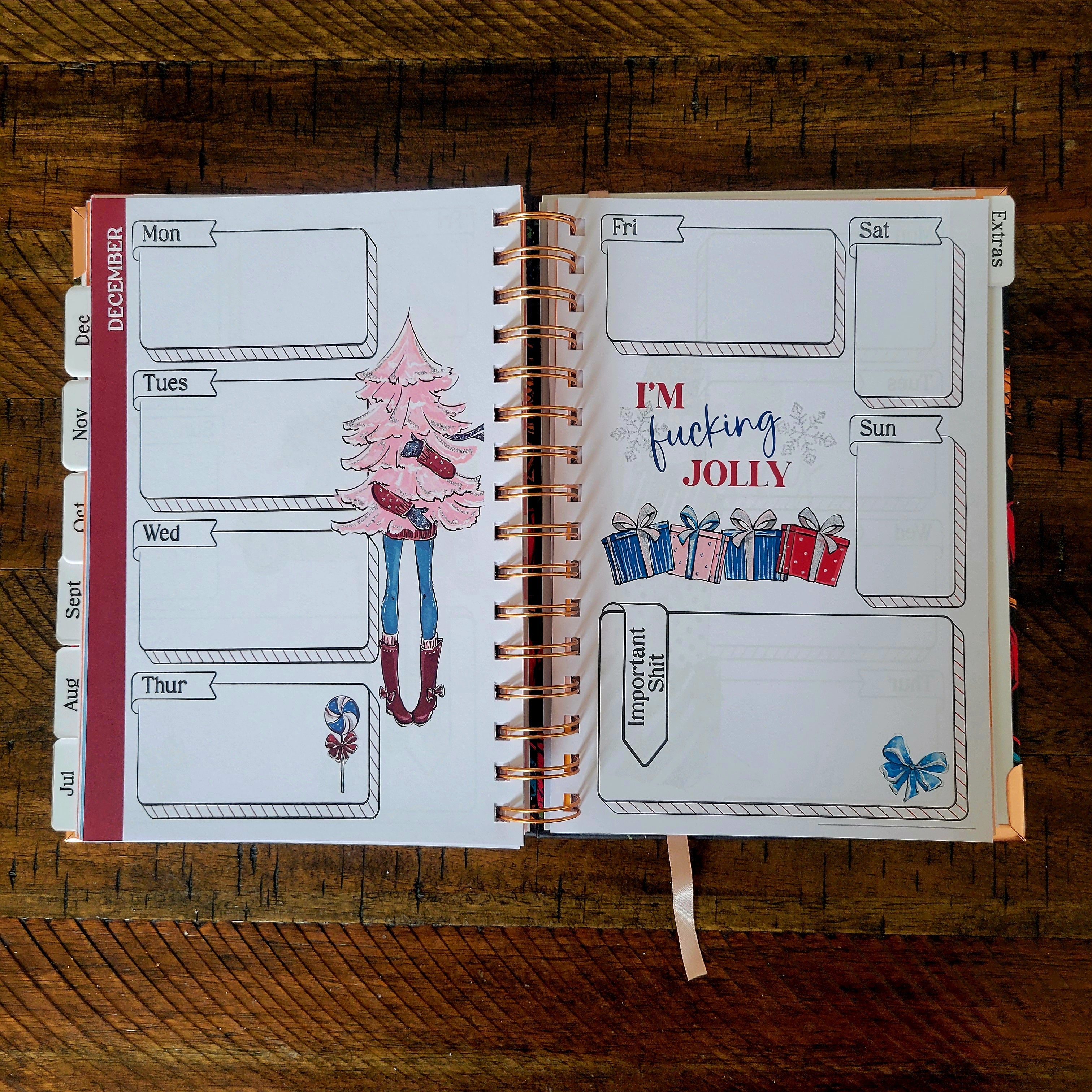 My Fucking Planner Undated Sweary Planner | Day Planner
