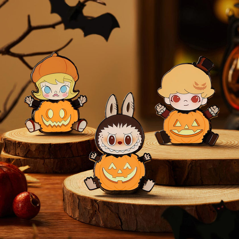 [pre order] Happy Halloween Party Series- LABUBU Pumpkin Fridge Magnet Badge