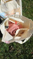 Puppy Flower Shop Tote Bag