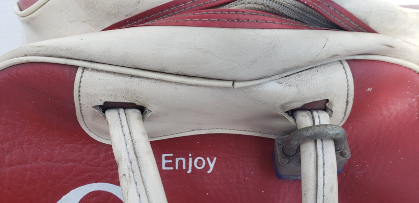 Enjoy Coke Vintage Leather Duffle Bag