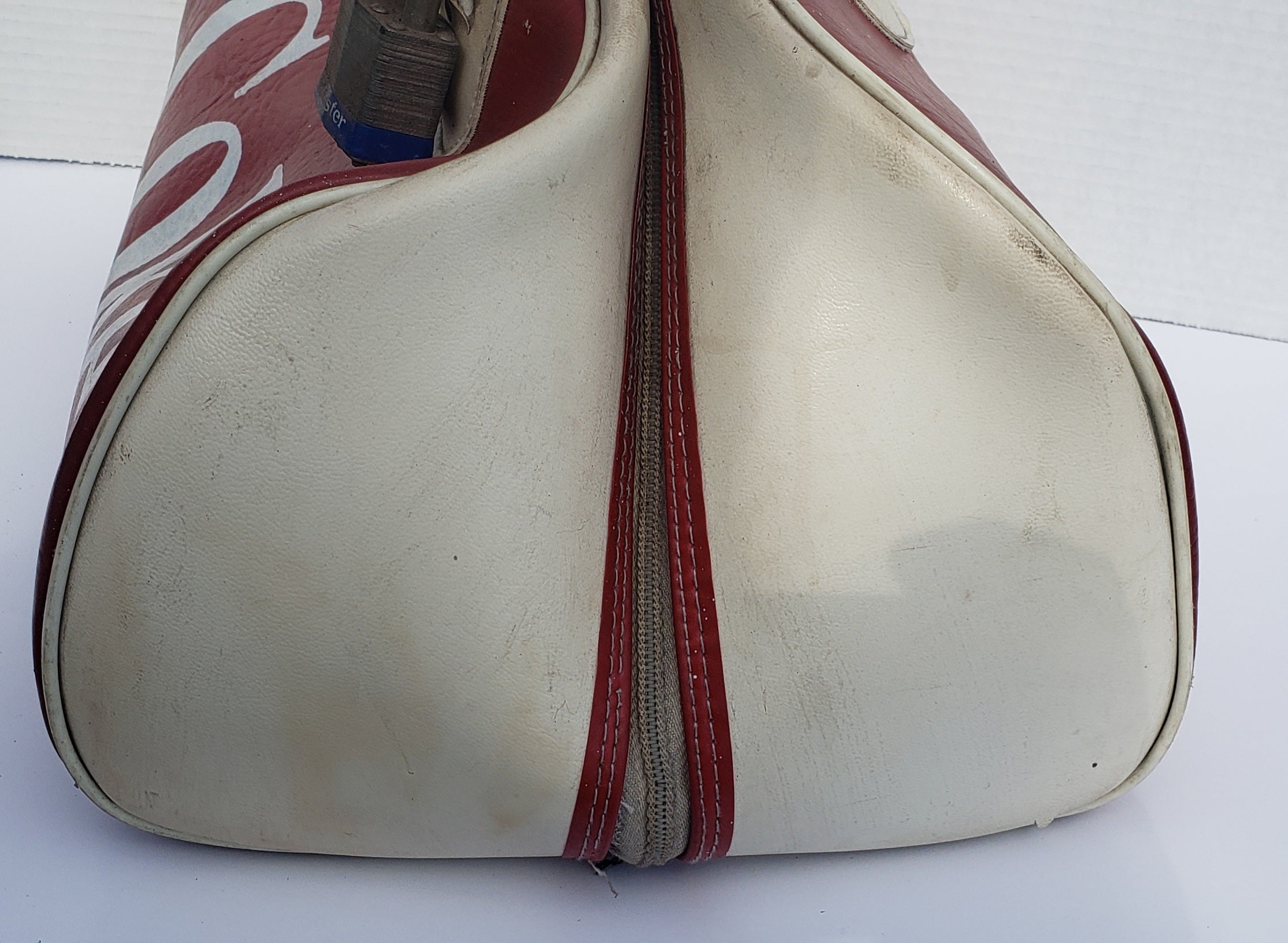 Enjoy Coke Vintage Leather Duffle Bag