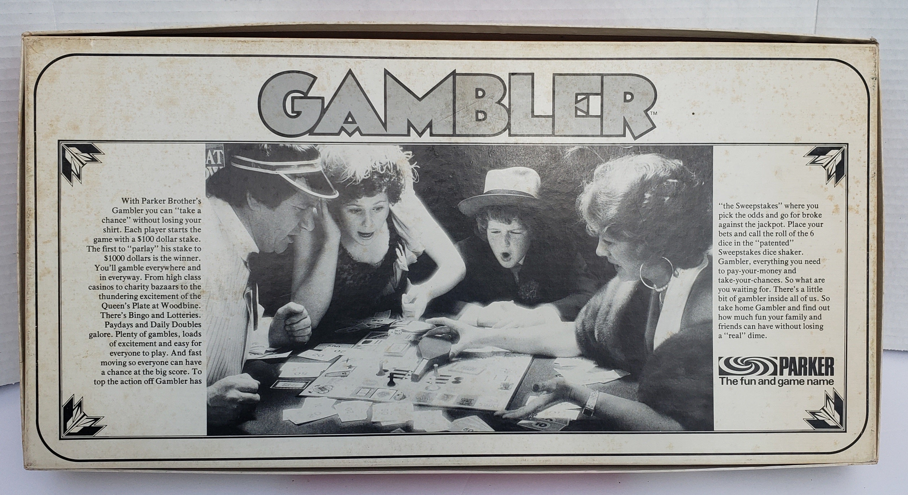 GAMBLER Vintage Board Game - 1975
