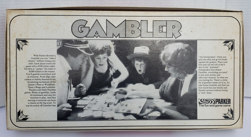 GAMBLER Vintage Board Game - 1975