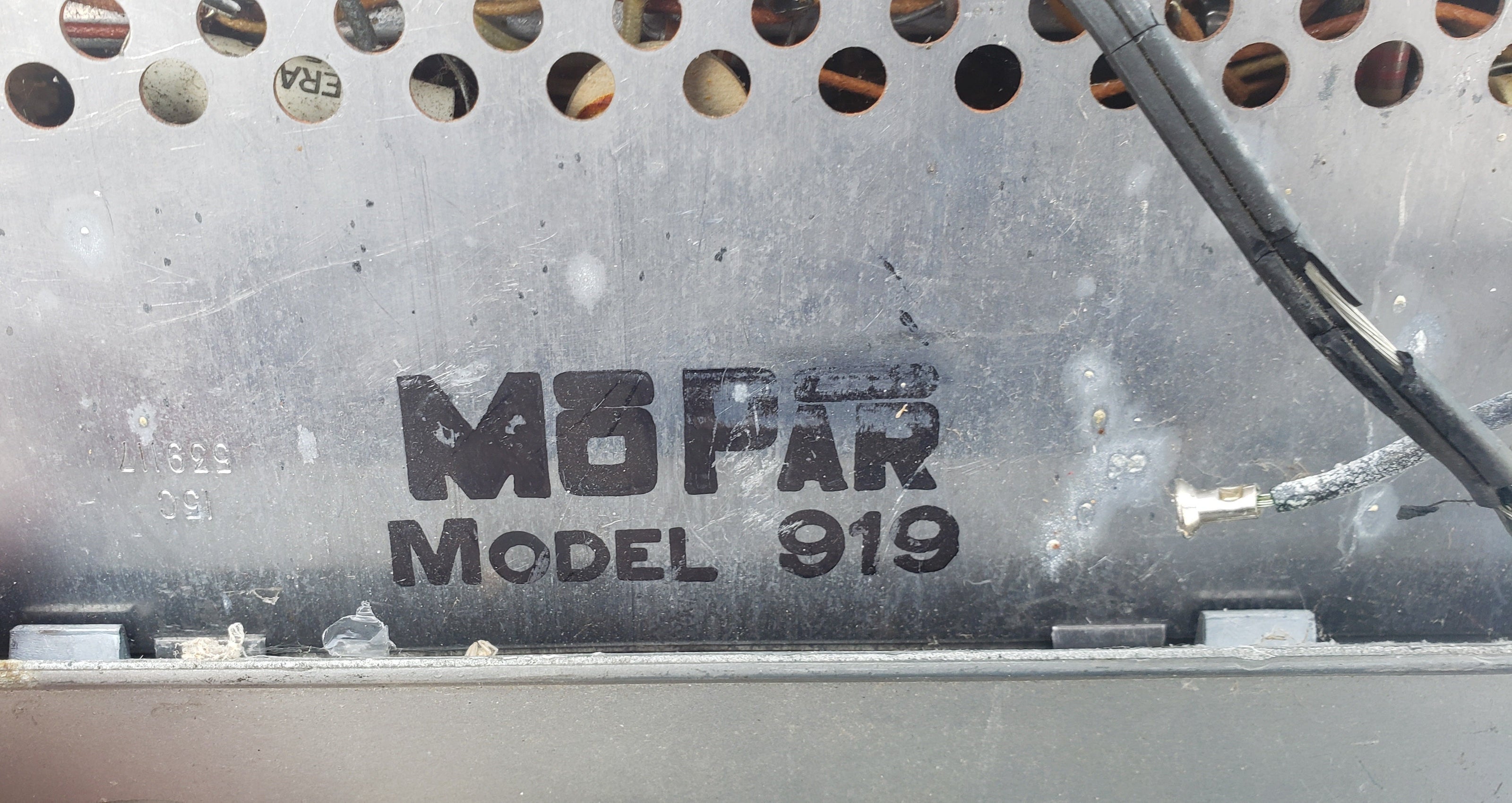 MOPAR Radio & Gauges (Oil Pressure & Amps) Model 919
