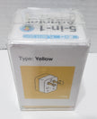 Flight 001 5-in-1 Color-Coded Universal Travel Adapter with 2 USB Ports