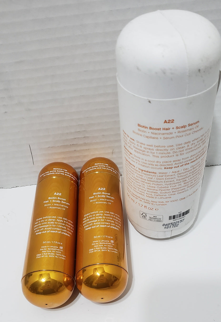 Spoiled Child A22 Biotin Boost Hair + Scalp Serum Set