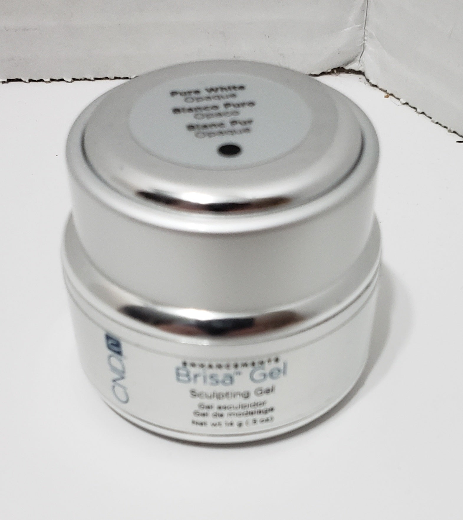 CND Brisa Sculpting Gel PURE WHITE Opaque Acrylic Spa Nail UV Enhancement