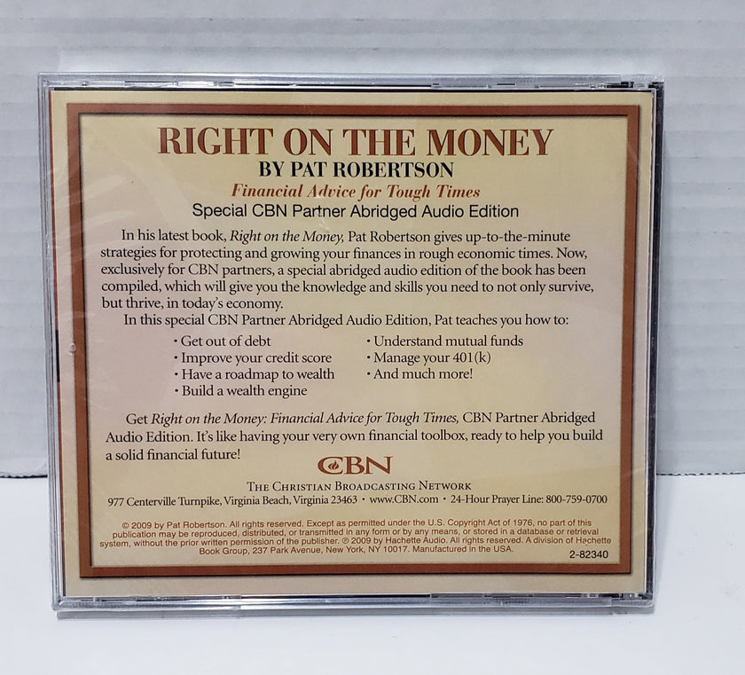 Pat Robertson: Right On The Money - Audio CD
