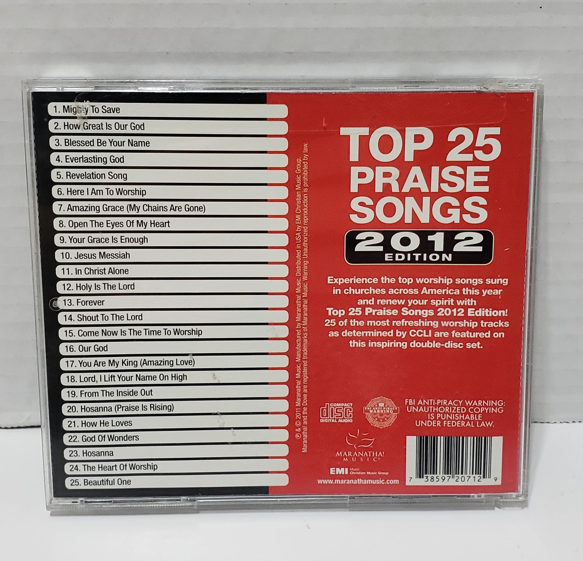 Top 25 Praise Songs, 2012 Edition - CD