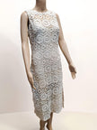 Crochet Spaghetti Dress With Lining