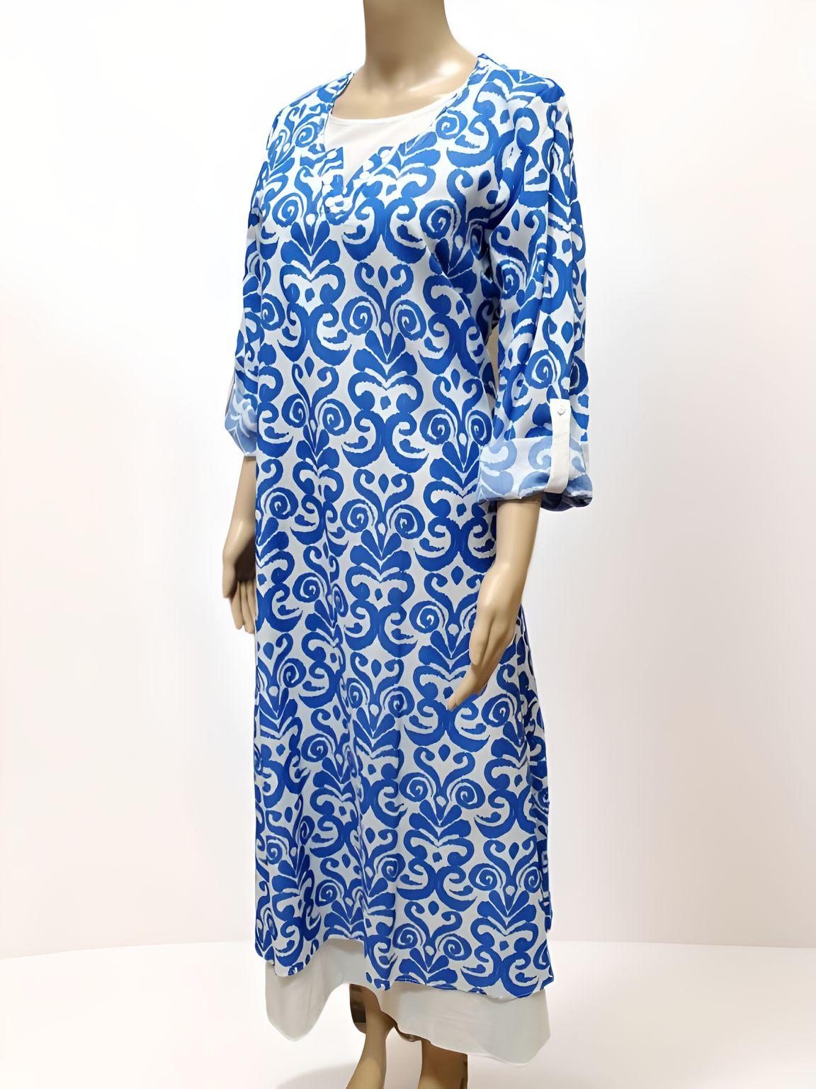 Printed Long Dress