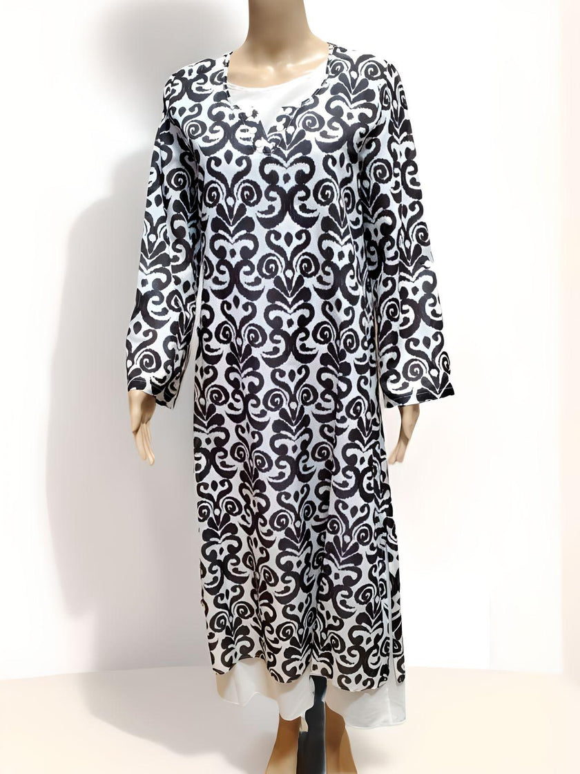 Printed Long Dress