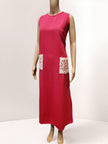 Sleeveless Crochet Pocket Dress