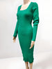 Long Sleeved Fitted Dress