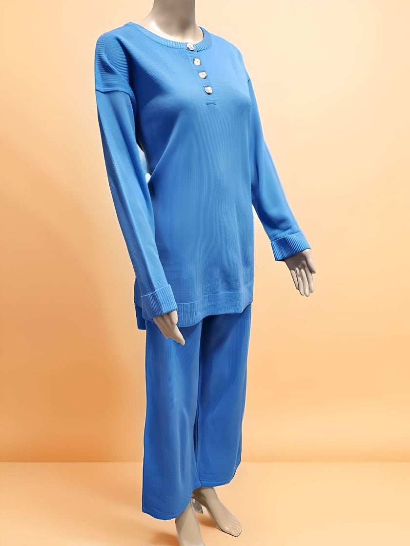 Buttoned 2-piece Co-ord Set