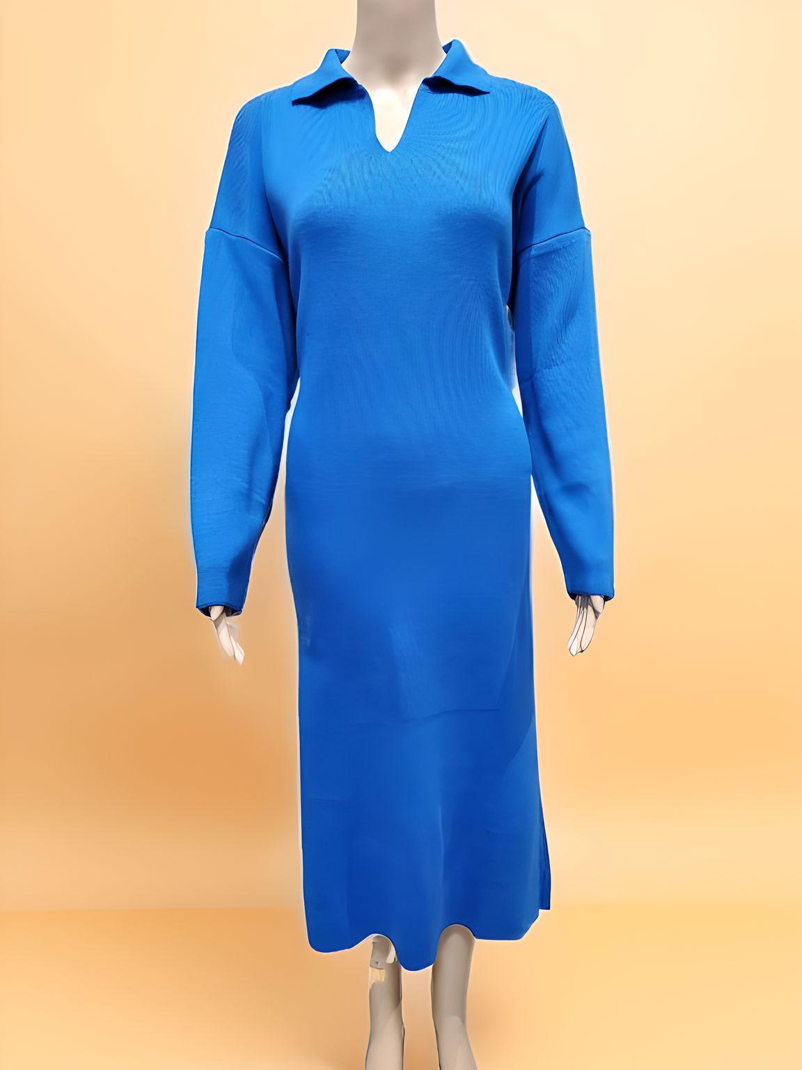 Collared Long Dress
