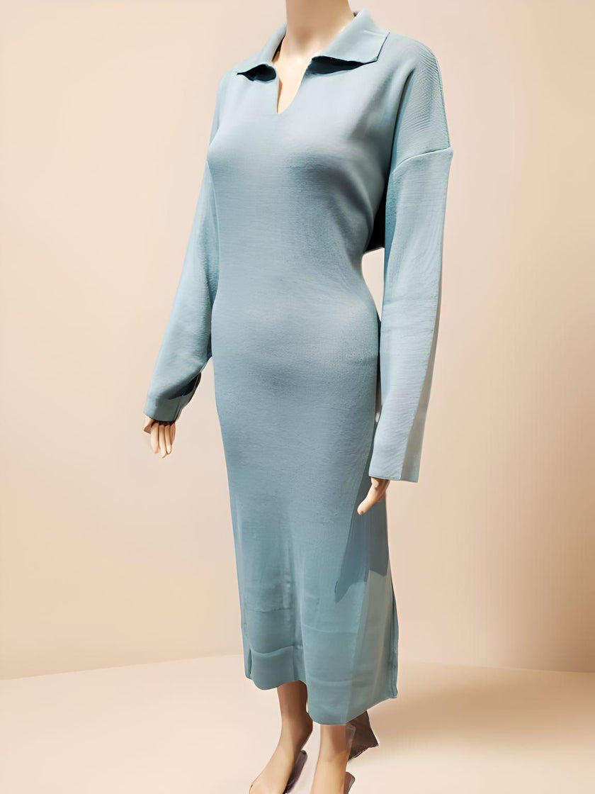 Collared Long Dress