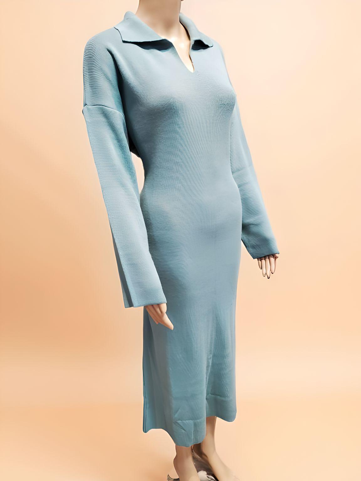 Collared Long Dress