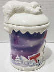 Coca-Cola Polar Bear Cookie Jar - Vintage 2002 Collectible