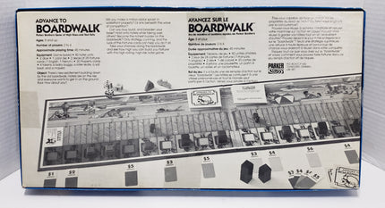 Advance To Boardwalk Board Game - Vintage 1985