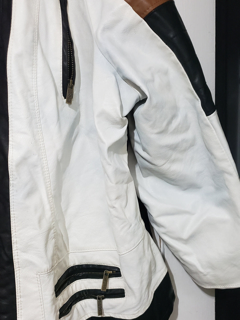 mblm Leather Motorcycle Jacket - Women Size 4
