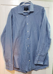 Kenneth Kole Awearness Dress Shirt, Mens, Blue, Slim, Used