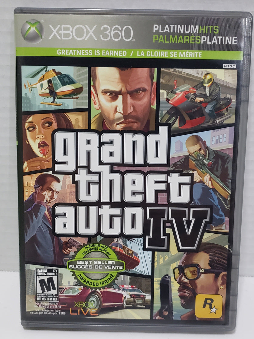 Grand Theft Auto IV, Platinum Hits - XBOX 360