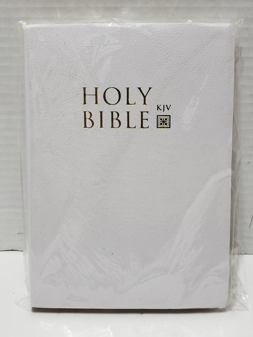 Holy Bible KJV - Paperback - White