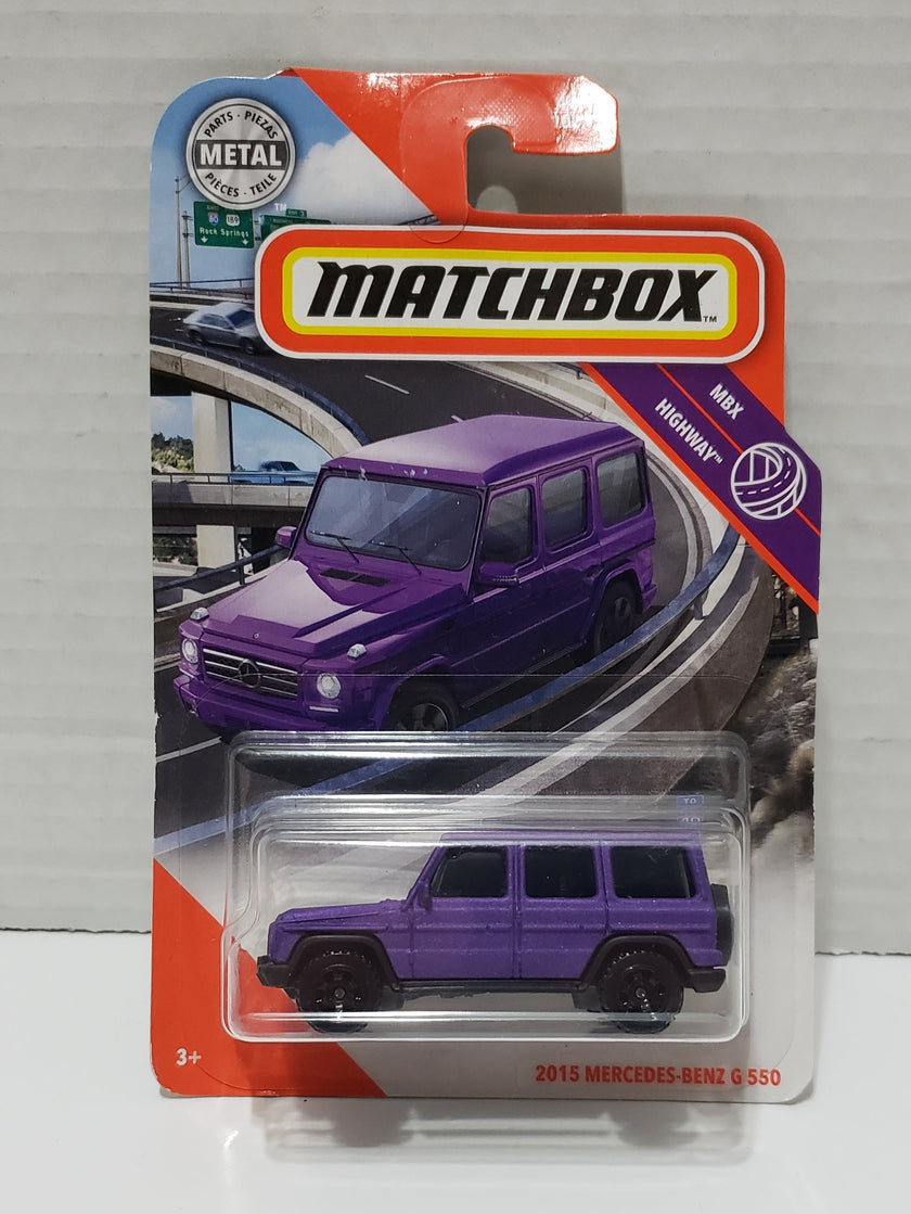 Matchbox: 2015 Mercedes-Benz G550, Purple - 2019