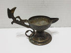Antique Brass Oil Lamp/Incense Holder/Decanter/Candle Holder - 1950s
