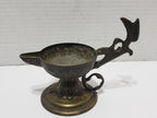 Antique Brass Oil Lamp/Incense Holder/Decanter/Candle Holder - 1950s