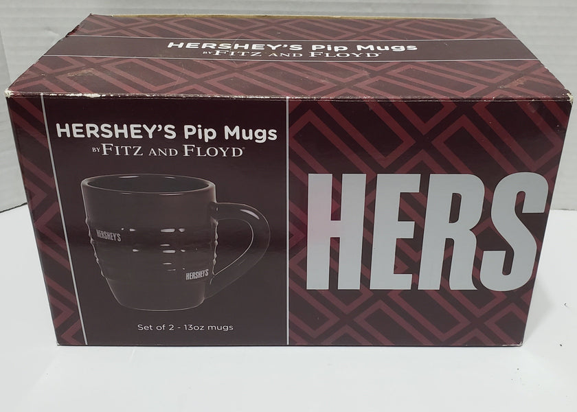 Hershey's Pip Mugs by Fitz And Floyd - Set Of 2