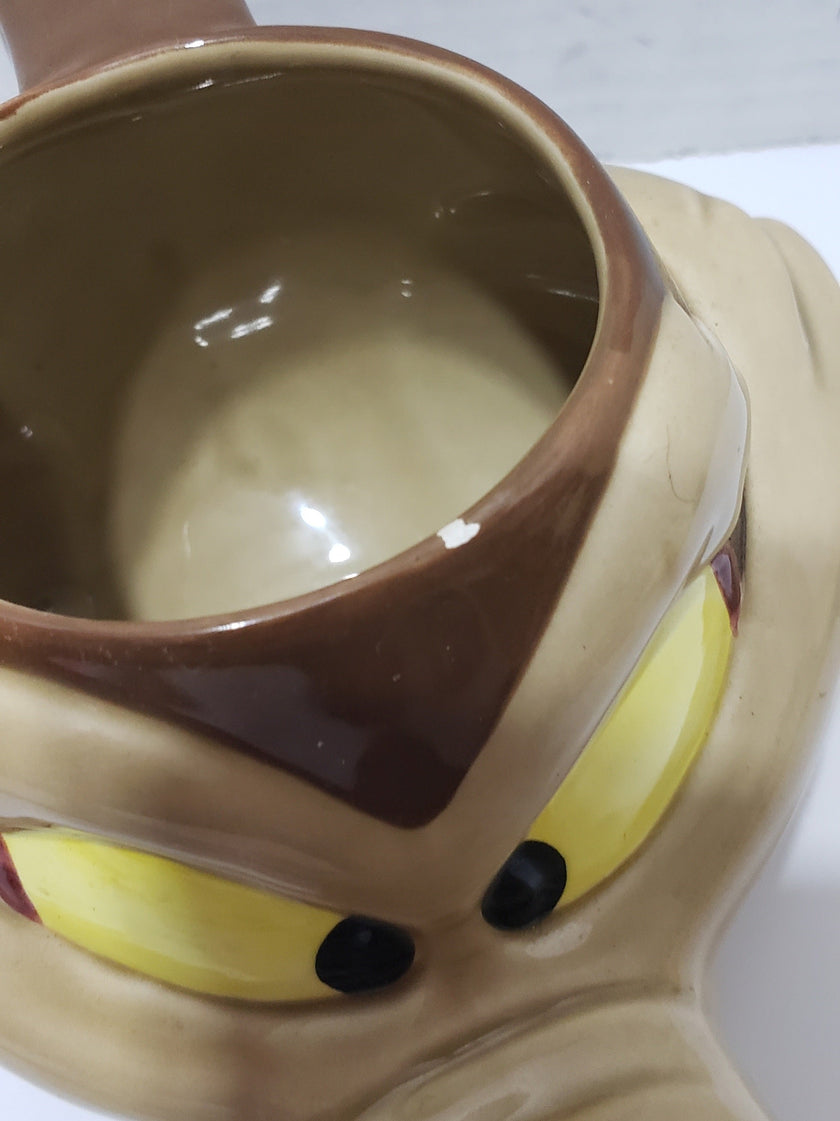 Wile E Coyote Head Mug - Vintage 1989