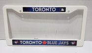 Toronto Blue Jays License Plate Frames, White, Authentic MLB