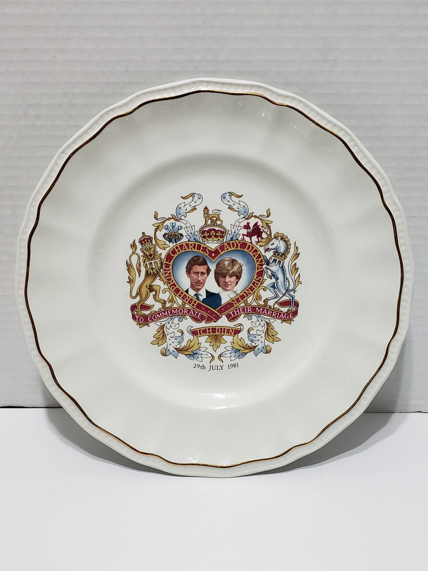 Prince Charles & Princess Diana Plate, Enoch Wedgwood - 10