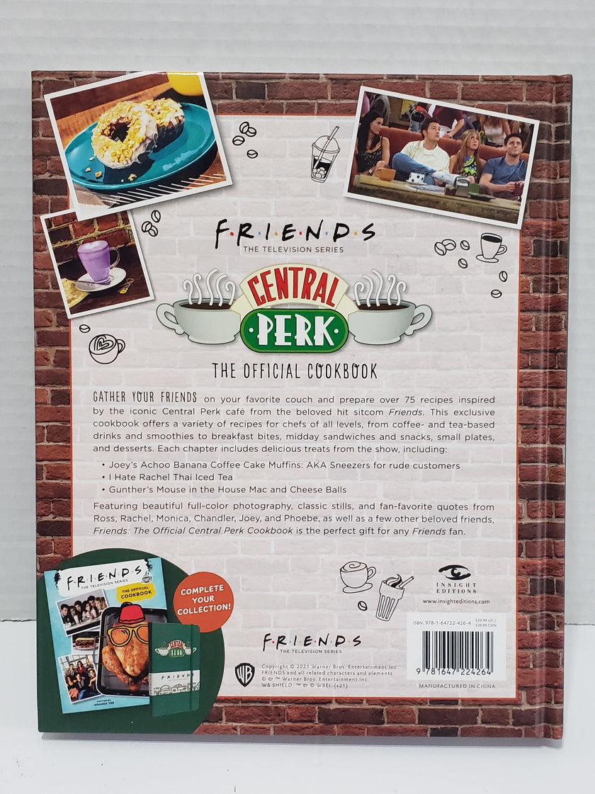 FRIENDS: Central Perk The Official Cookbook - Hardcover