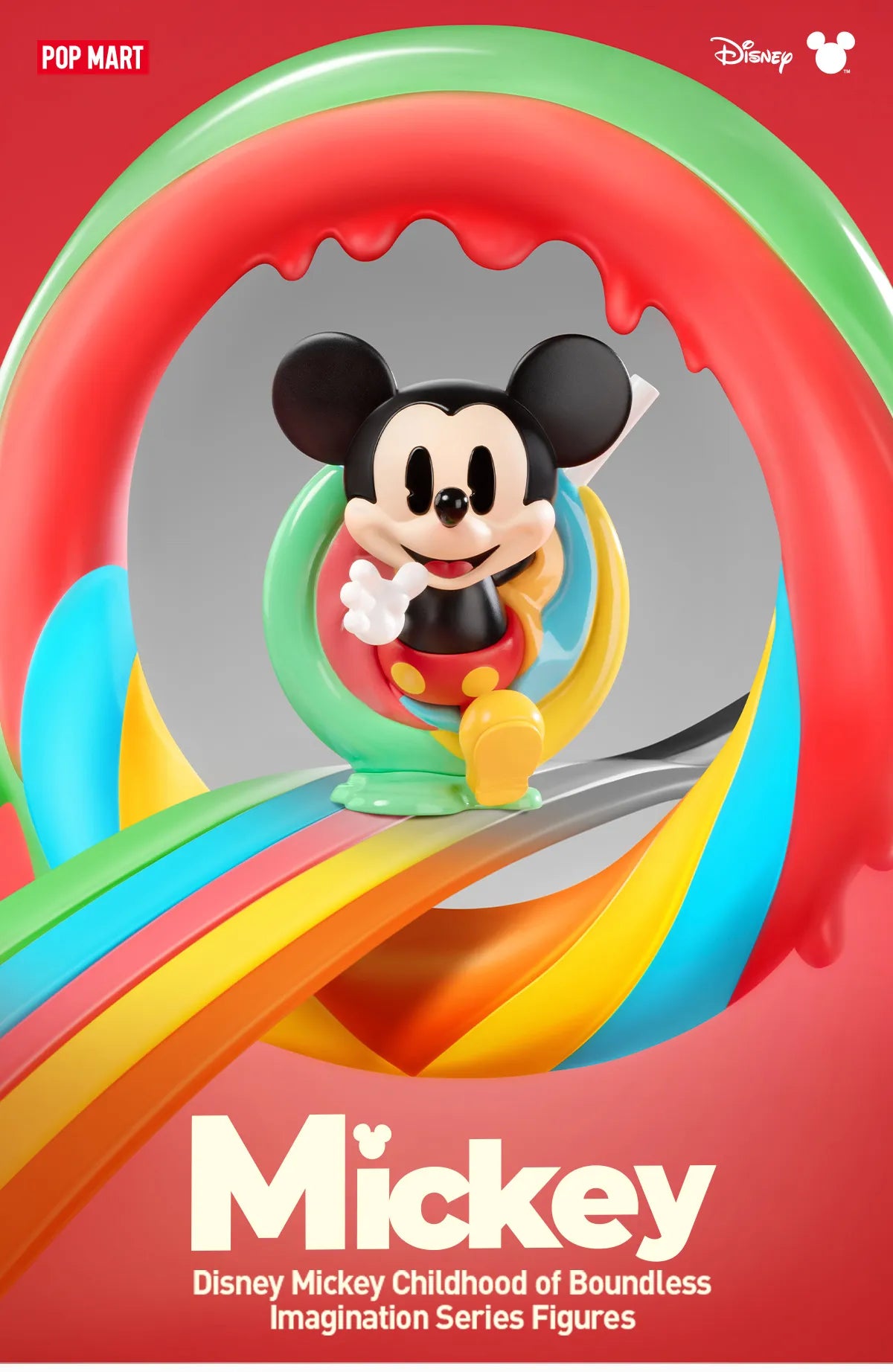 Pop Mart Disney - Mickey Childhood of Boundless Imagination Series Figures Blind Box (1 Random Box)