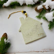 2025 New Home Christmas Ornament Handmade from Clay & Nova Scotia Beach Sand