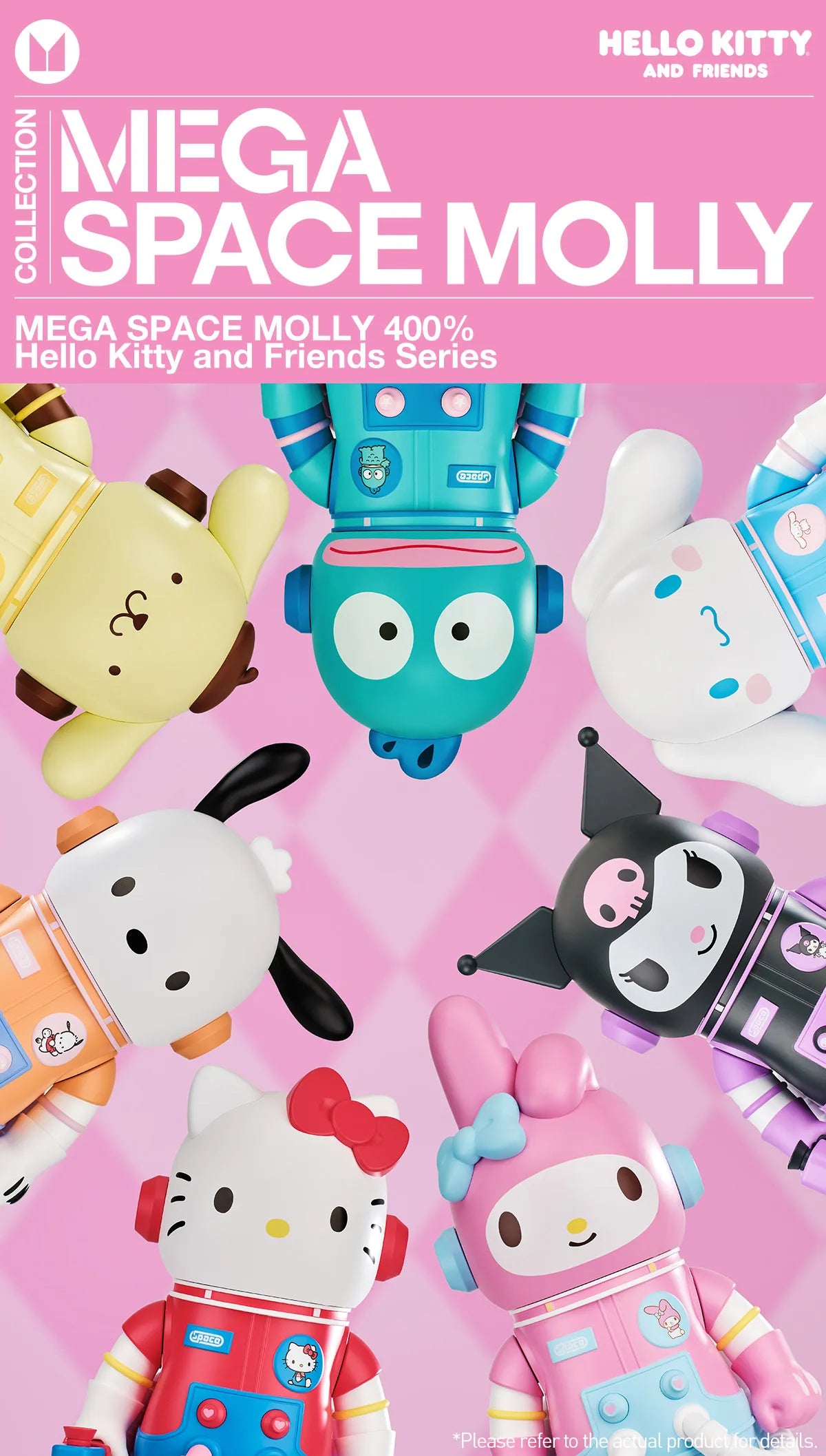 MEGA SPACE MOLLY 400% Hello Kitty and Friends Series [pre order]