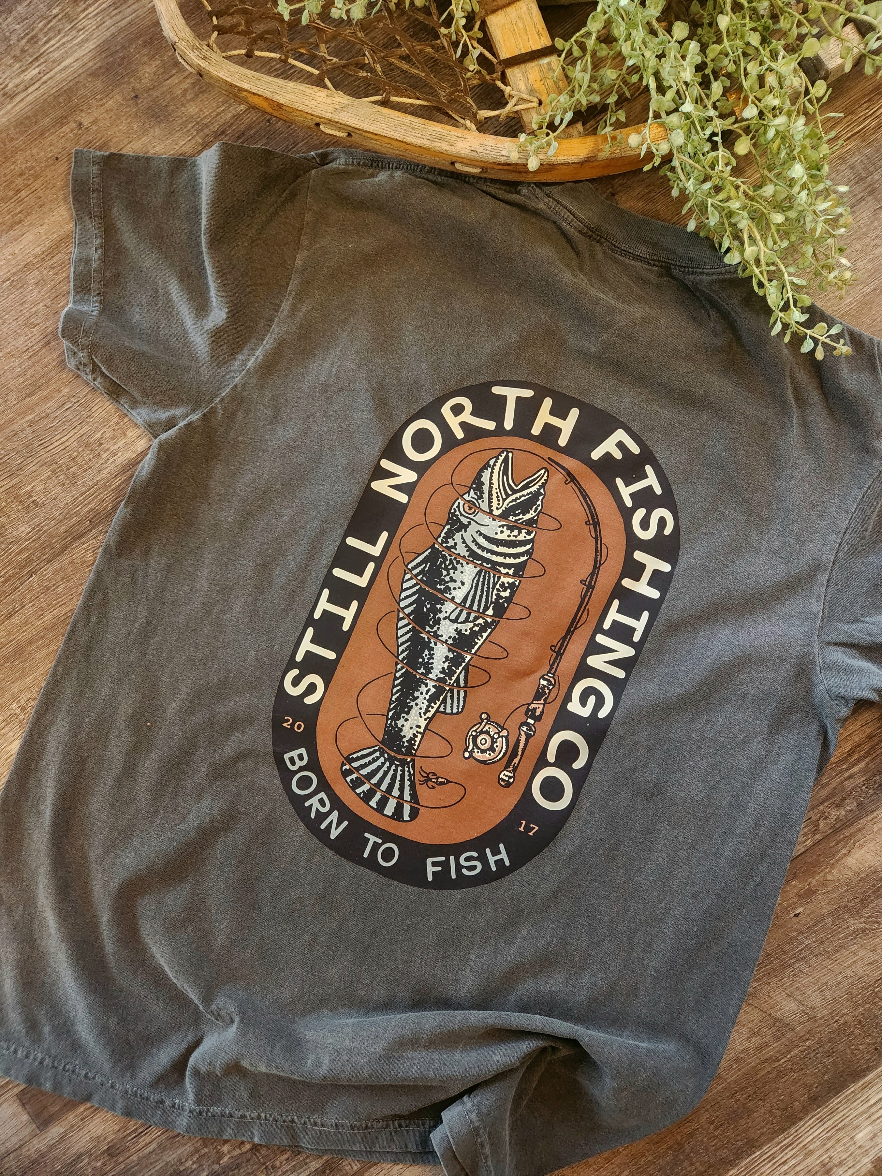 BORN TO FISH TEE