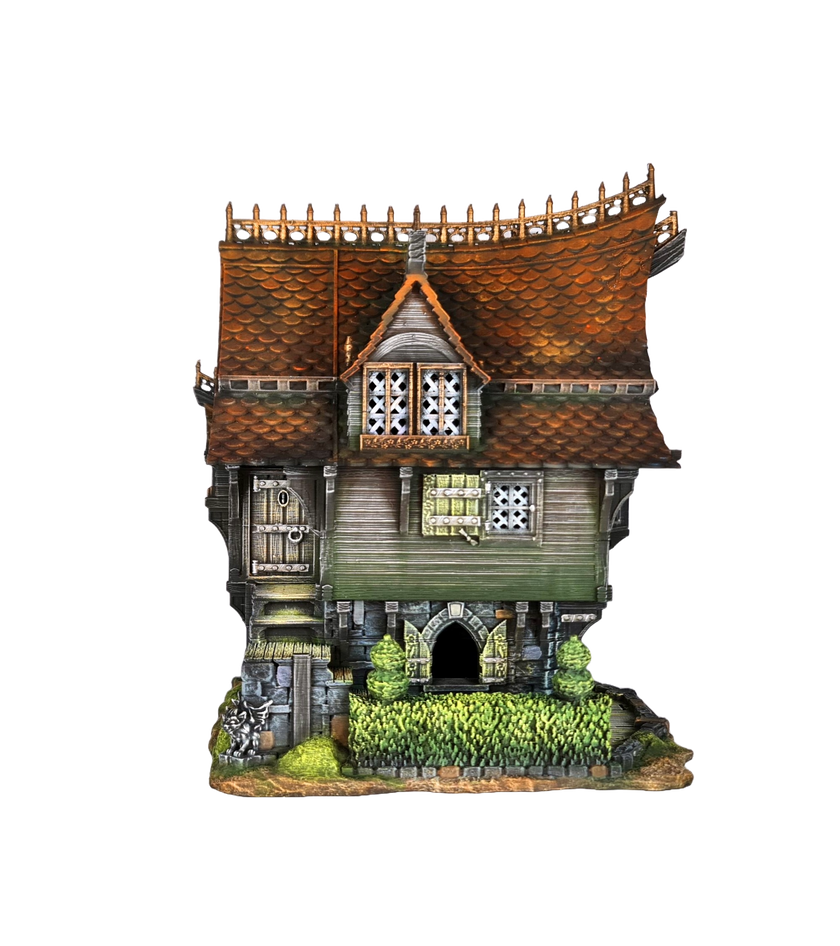 RED ROSE LODGE -MEDIEVAL TOWN SET