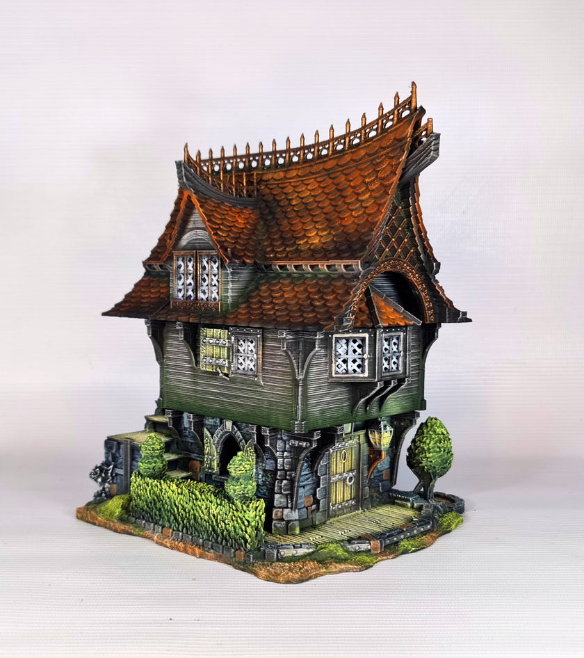 RED ROSE LODGE -MEDIEVAL TOWN SET