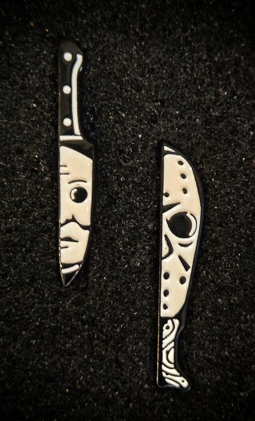 Horror Movie 4-Piece Pin Set