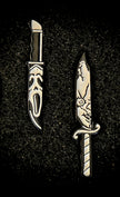 Horror Movie 4-Piece Pin Set