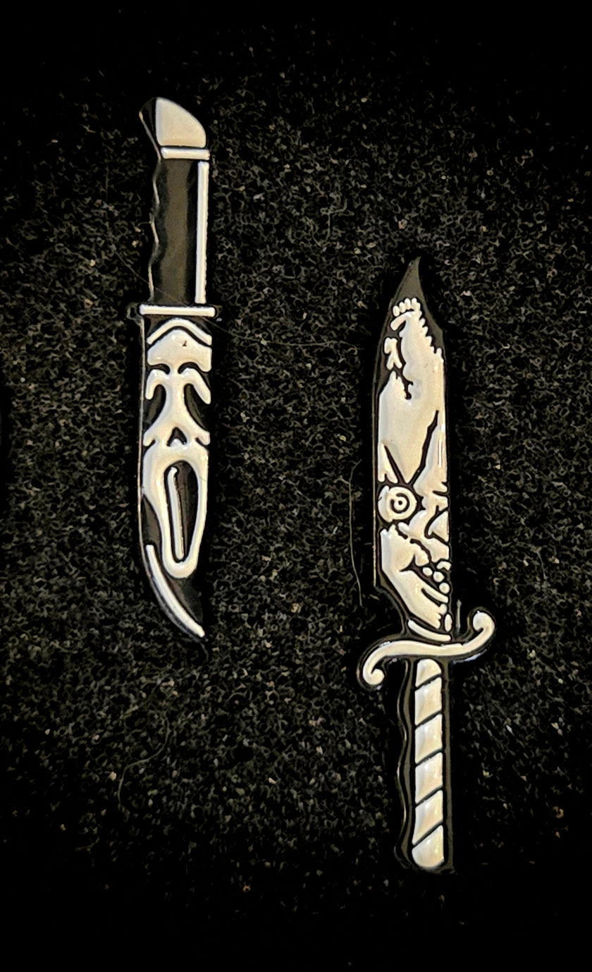 Horror Movie 4-Piece Pin Set