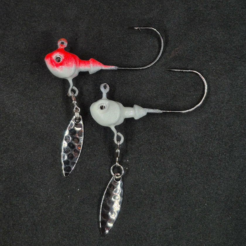 🍁Big Sky Cyclone 1/2oz Hecla Hammer Jigs w/Flasher