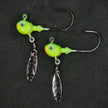 🍁Big Sky Cyclone 1/2oz Hecla Hammer Jigs w/Flasher